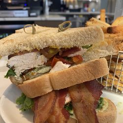 Bistro 128 - Amazing Chicken BLT sandwich on Sourdough Bread