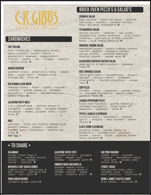 Menu photo 5 C.R. Gibbs American Grille Redding, CA Menu photo 5 C.R. Gibbs American Grille Redding, CA