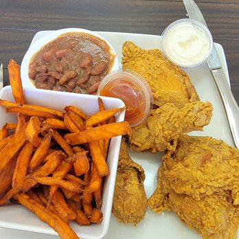 Felix's BBQ With Soul - Alabama Fried Chicken, Sweet Potato Fries and Red Beans & Rice! - Barbeque Near Me - Carlsbad, California
