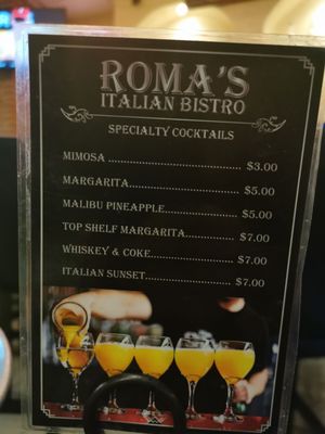 Menu photo 3 Roma's Italian Bistro Grand Prairie, TX Menu photo 3 Roma's Italian Bistro Grand Prairie, TX