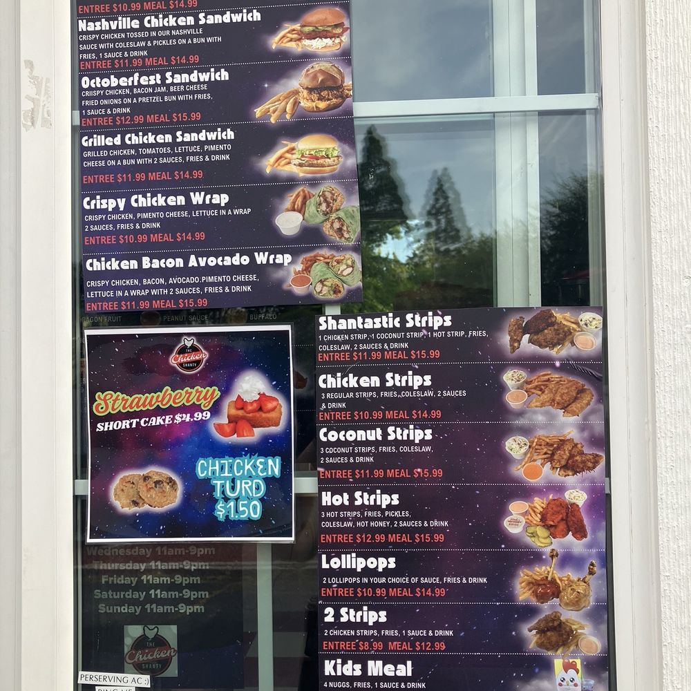 The Chicken Shanty - Menu - Chicken Wings Near Me - Medford, Oregon The Chicken Shanty - Menu - Chicken Wings Near Me - Medford, Oregon