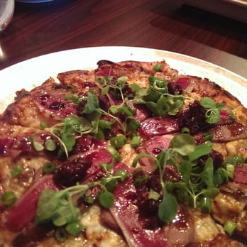 Lola - Amazing Duck Pizza Tart - Mediterranean Near Me - Great Neck, New York Lola - Amazing Duck Pizza Tart - Mediterranean Near Me - Great Neck, New York