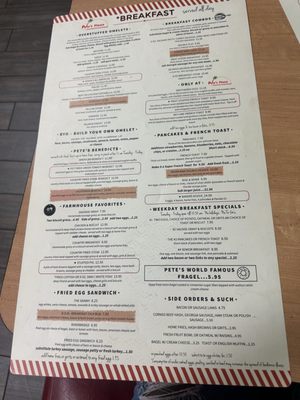 Menu photo 5 Pete's Place Greenacres, FL