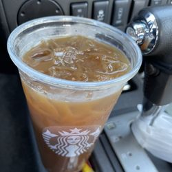 Starbucks - Iced Americana with almond milk