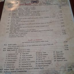 Good lunch specials!