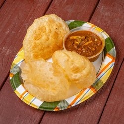 Dallaspuram Dhaba - Poori w/ Mutton Curry