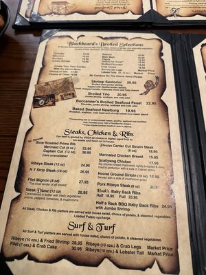 Menu photo 1 Pirates Landing Elkin, NC
