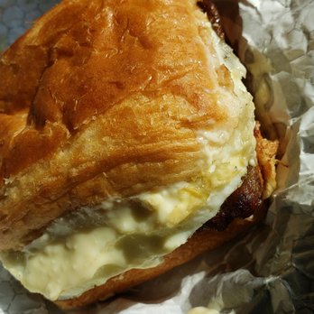 Wendy's - Sausage egg and swiss on a croissant - Burgers Near Me - Kissimmee, Florida Wendy's - Sausage egg and swiss on a croissant - Burgers Near Me - Kissimmee, Florida