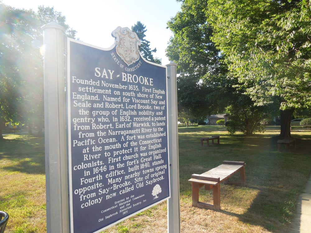 OLD SAYBROOK HISTORICAL MARKER 315 Main St Old Saybrook Connecticut