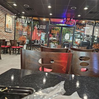 Abu Omar Halal - Glendora - Onside looking out towards the front - Halal Near Me - Glendora, California Abu Omar Halal - Glendora - Onside looking out towards the front - Halal Near Me - Glendora, California