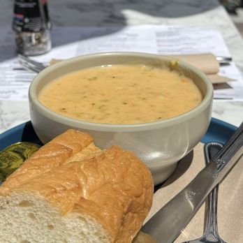 Champagne French Bakery Cafe - Broccoli cheddar soup - Bakeries Near Me - Encinitas, California Champagne French Bakery Cafe - Broccoli cheddar soup - Bakeries Near Me - Encinitas, California