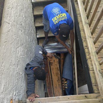 Good Greek Moving & Storage - Piano smashing the railing - Movers Near Me - Orlando, Florida Good Greek Moving & Storage - Piano smashing the railing - Movers Near Me - Orlando, Florida