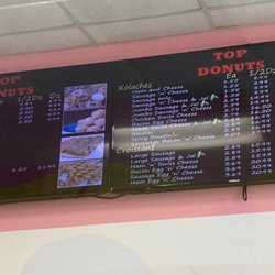 TOP Donuts - Menu