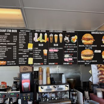 Donut Star - donuts and drinks menu 2026 - Donuts Near Me - Sacramento, California Donut Star - donuts and drinks menu 2026 - Donuts Near Me - Sacramento, California