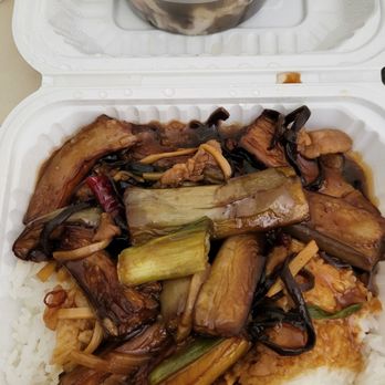 Hawaii99 Takeout Express - Monday weekly special. Eggplant pork garlic sauce. Includes rice and seaweed egg drop soup. $9.95 + tax - Seafood Near Me - Honolulu, Hawaii Hawaii99 Takeout Express - Monday weekly special. Eggplant pork garlic sauce. Includes rice and seaweed egg drop soup. $9.95 + tax - Seafood Near Me - Honolulu, Hawaii