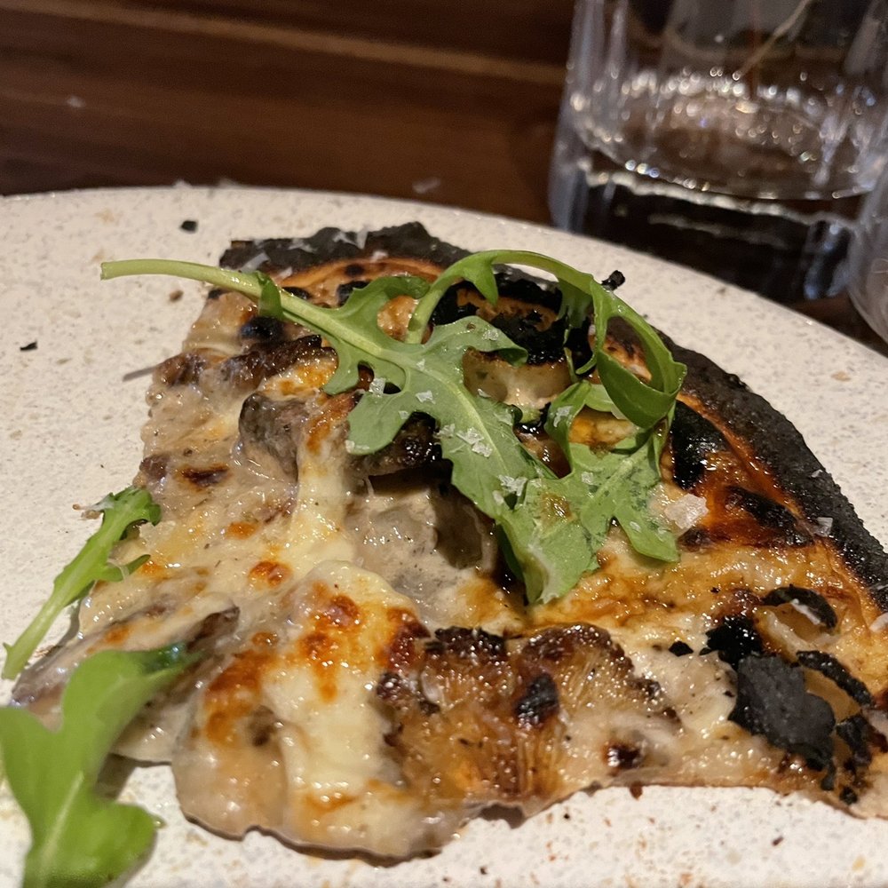 Neya - Truffle wild mushrooms flatbread - Kosher Near Me - Surfside, Florida Neya - Truffle wild mushrooms flatbread - Kosher Near Me - Surfside, Florida