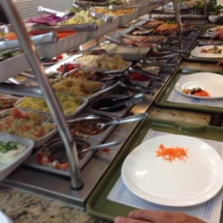 Pimenta Verde - Excelente opção de buffet, com japonês, comida quente, salada, frituras e doces.