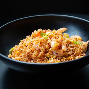 Fan Fried Rice Bar - Spicy Mango Shirmp 辣芒果蝦仁炒飯
Gluten free (bell pepper, gochugaru, mango) - Taiwanese Near Me - Brooklyn, New York Fan Fried Rice Bar - Spicy Mango Shirmp 辣芒果蝦仁炒飯
Gluten free (bell pepper, gochugaru, mango) - Taiwanese Near Me - Brooklyn, New York