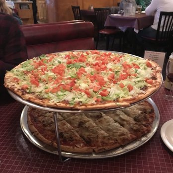 Dino's Pizza - BLT on top, meatball on the bottom. - Pizza Near Me - Chicago, Illinois Dino's Pizza - BLT on top, meatball on the bottom. - Pizza Near Me - Chicago, Illinois