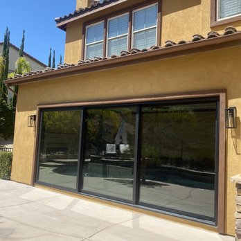Precision Door & Window - We knocked down the family room wall and installed these huge slide glass doors. - Windows Installation Near Me - Murrieta , California