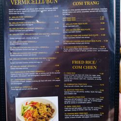 Yummy Pho House - Menu