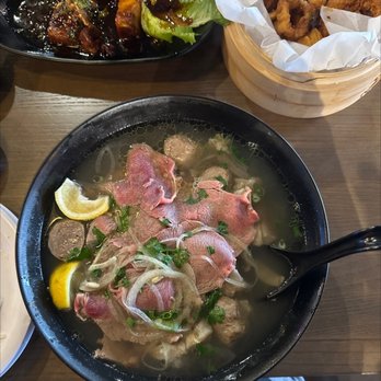 Pho Mex - House special and a beef rib on the side! (Seperate bowl) - Asian Fusion Near Me - Modesto, California Pho Mex - House special and a beef rib on the side! (Seperate bowl) - Asian Fusion Near Me - Modesto, California