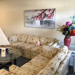 Lina's Studio - Plum Blossoms in the Entry area.