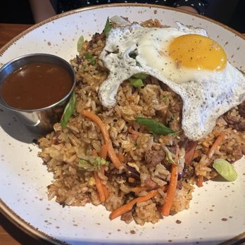 Lazy Dog Restaurant & Bar - Loco Moco Fried Rice - New American Near Me - Corona, California Lazy Dog Restaurant & Bar - Loco Moco Fried Rice - New American Near Me - Corona, California