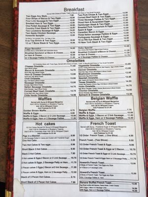 Menu photo 8 Howard's Coffee Shop Cypress, CA Menu photo 8 Howard's Coffee Shop Cypress, CA