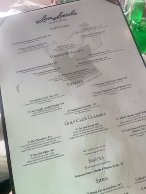 Menu photo 1 Sam Sneads White Sulphur Springs, WV Menu photo 1 Sam Sneads White Sulphur Springs, WV