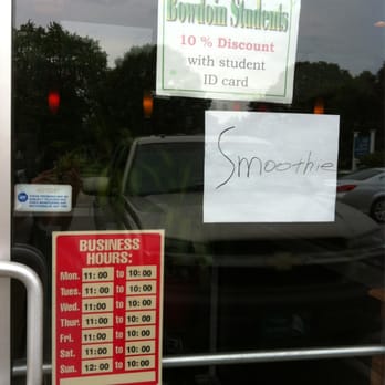 Asian Garden - a sign in the window of a business - Chinese Near Me - Brunswick, Maine