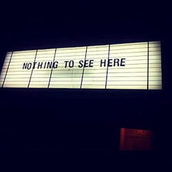 Ruby's - One of the many statements above Ruby's door