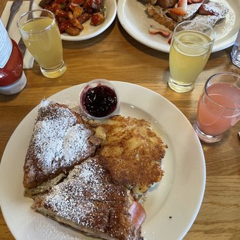 The Peach Cafe - Monte Cristo and Scalloped Potatoes, French Toast, and Breakfast Potatoes - New American Near Me - Monrovia, California The Peach Cafe - Monte Cristo and Scalloped Potatoes, French Toast, and Breakfast Potatoes - New American Near Me - Monrovia, California