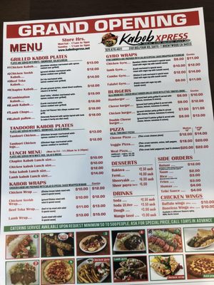 Menu photo 5 Kabob Xpress Brentwood, CA