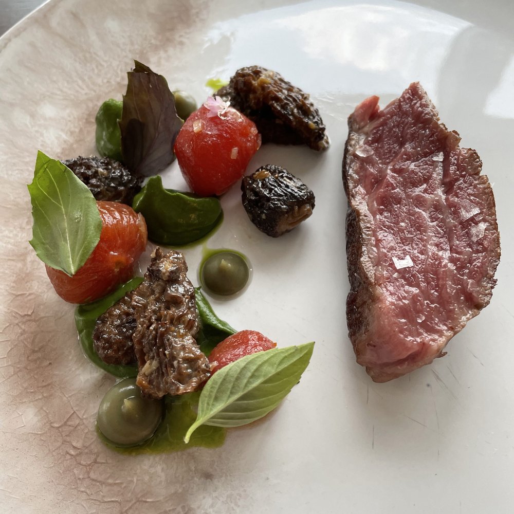 Maison Sun - Melt-in-your-mouth wagyu with morel mushrooms - French Near Me - Brooklyn , New York Maison Sun - Melt-in-your-mouth wagyu with morel mushrooms - French Near Me - Brooklyn , New York