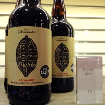 Hotel Chocolat Cafe - Chocolate beer - Chocolatiers & Shops Near Me - Edinburgh, MLN