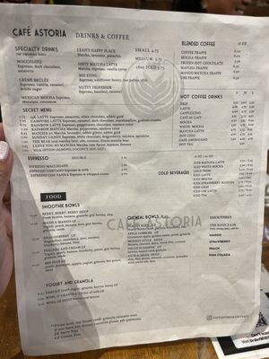 Menu photo 5 Cafe Astoria Saint Paul, MN