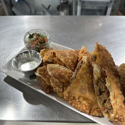 The Tavern - Beef or chicken empanadas from scratch! Wow so much flavor!