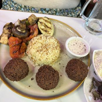 Dvine Mediterranean Experience - Long Beach - Veggie Plate - Mediterranean Near Me - Long Beach, California
