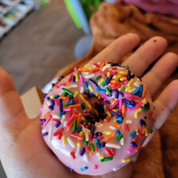 Duck Donuts - My hands are not big! This donut is just really small - Donuts Near Me - Selden, New York Duck Donuts - My hands are not big! This donut is just really small - Donuts Near Me - Selden, New York
