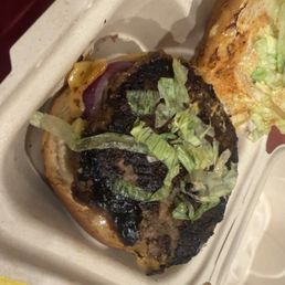 Signature Veggie Burger - the burnt part leaves a nasty after taste Signature Veggie Burger - the burnt part leaves a nasty after taste