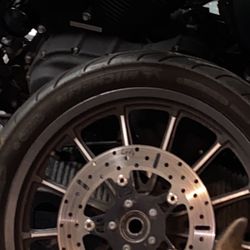 Cycle Gear - The rotor says "left"