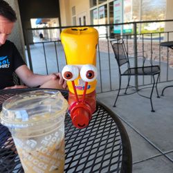Governor's Crossing Outlet Mall - At Joe Muggs Coffee enjoying an Iced Coffee