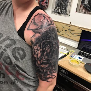 Bushwick Tattoo - Lion by jaz - Tattoo Near Me - Norfolk, Virginia Bushwick Tattoo - Lion by jaz - Tattoo Near Me - Norfolk, Virginia