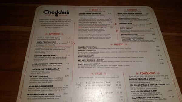 Menu photo 5 Cheddar's Scratch Kitchen Fort Worth, TX