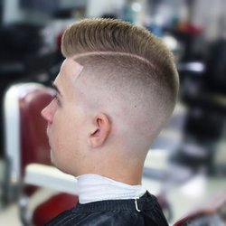 Gentlemen's Barber Shop - Most wanted haircut mid fade with combover