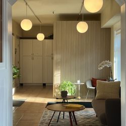 The evening sun streaming through brings warmth and serenity to our space.