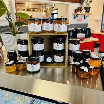 Rocky Mountain Jams - a variety of jams on display - Specialty Food Near Me - Corvallis, Montana Rocky Mountain Jams - a variety of jams on display - Specialty Food Near Me - Corvallis, Montana
