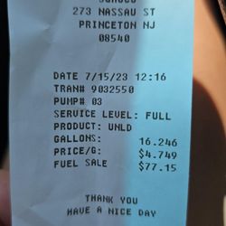 Princeton Sunoco - Get ripped off here