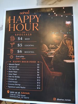 Menu photo 1 Aahaa Modern Indian Cuisine Overland Park, KS